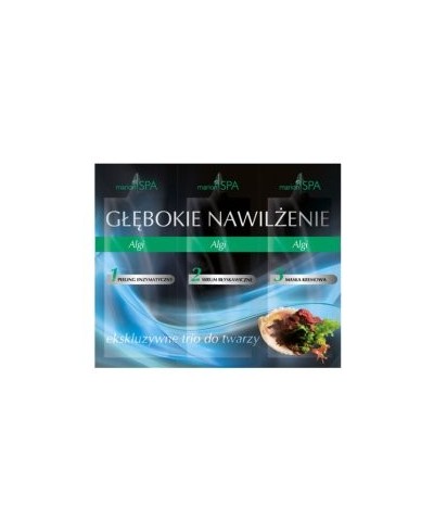 Ekskluzywne trio do twarzy - Algi - Głębokie nawilżenie