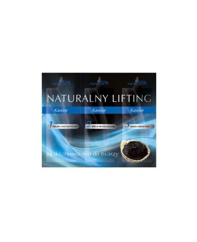 Ekskluzywne trio do twarzy - Kawior - Naturalny lifting