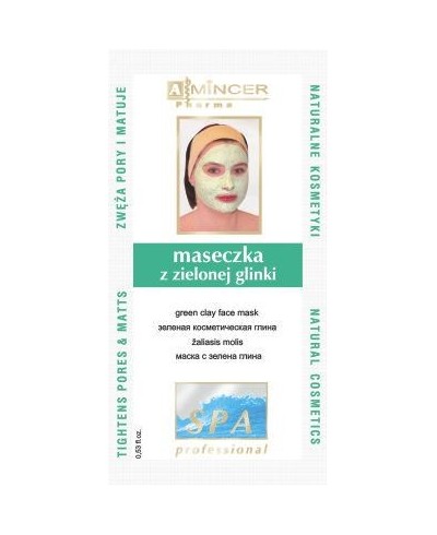 Maseczka z zielonej glinki