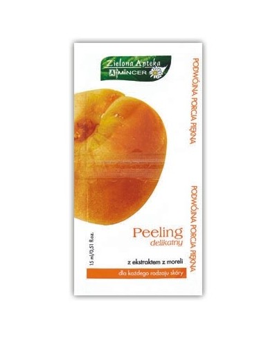 Delikatny peeling z ekstraktem z moreli 